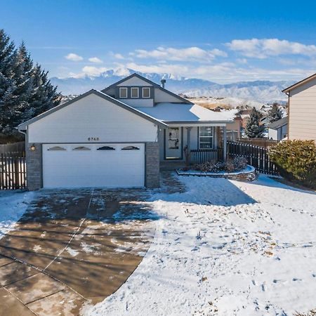 Cozy 4Br House With Peak Views In Colorado Springs Villa Esterno foto