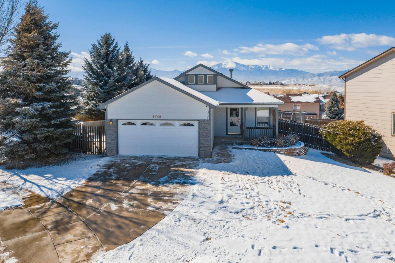 Cozy 4Br House With Peak Views In Colorado Springs Villa Esterno foto