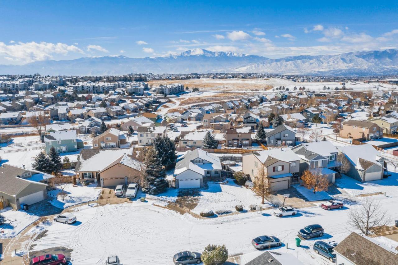 Cozy 4Br House With Peak Views In Colorado Springs Villa Esterno foto