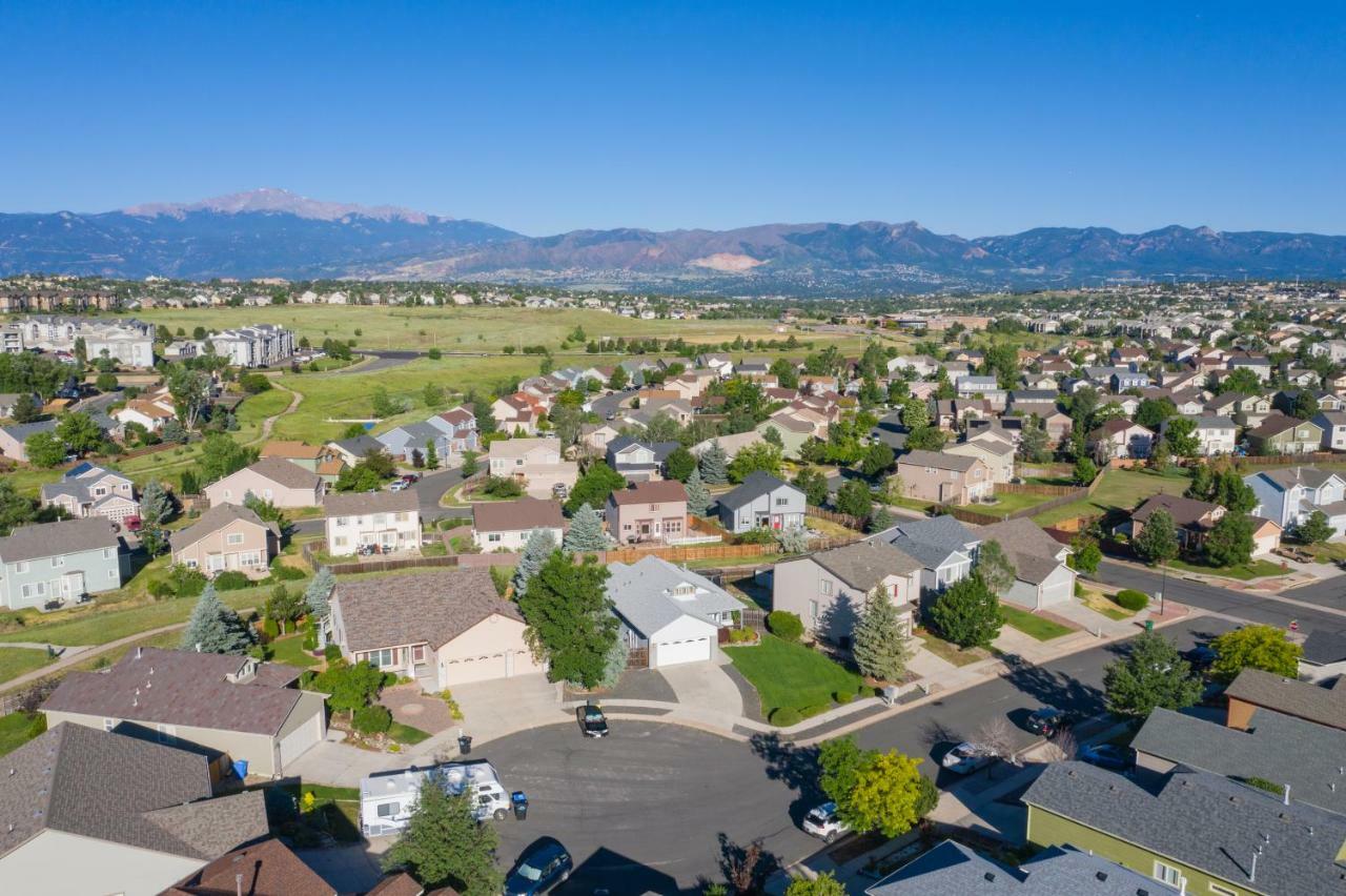 Cozy 4Br House With Peak Views In Colorado Springs Villa Esterno foto