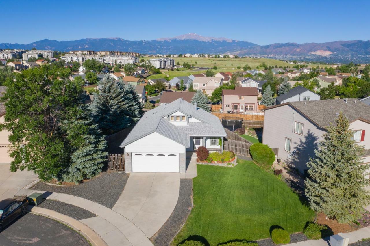 Cozy 4Br House With Peak Views In Colorado Springs Villa Esterno foto