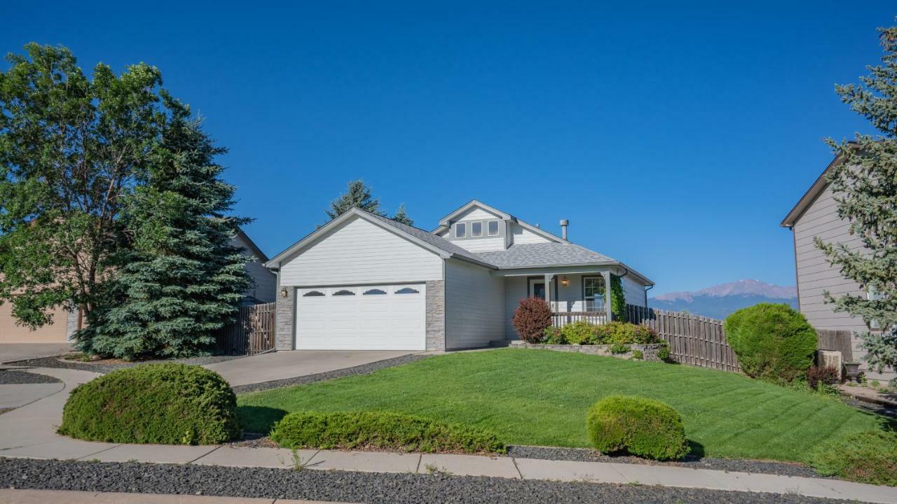 Cozy 4Br House With Peak Views In Colorado Springs Villa Esterno foto